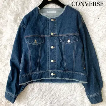 converse TOKYO 노카라 데님 자켓 끝단 처리 프리