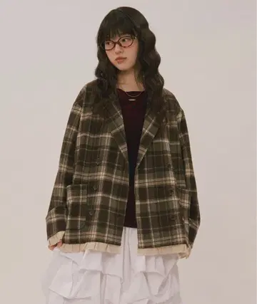 loin nuit / 프릴 레이어드 디자인 자켓