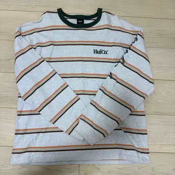 HUF 하프 CO 스트라이프 크루 롱T 보더