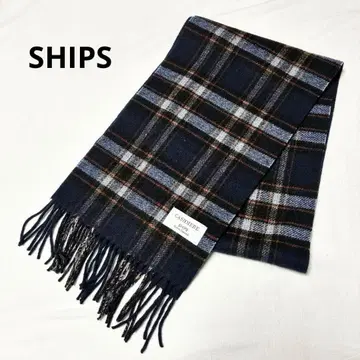 [새상품급] SHIPS 쉽스 캐시미어 더블 페이스 솔리드 머플러
