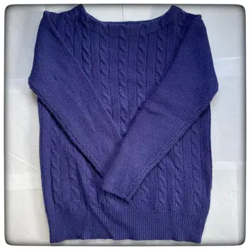 가격 인하 라운지 드레스 Loungedress 케이블 짜임 니트 스웨터