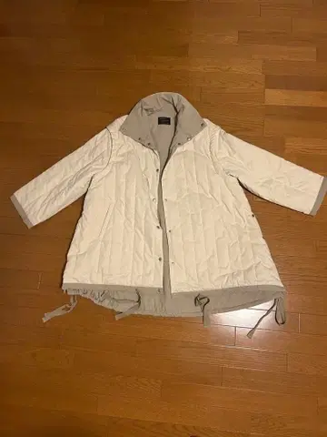 Kastane 퀼팅 리버서블 미들 코트 아이보리