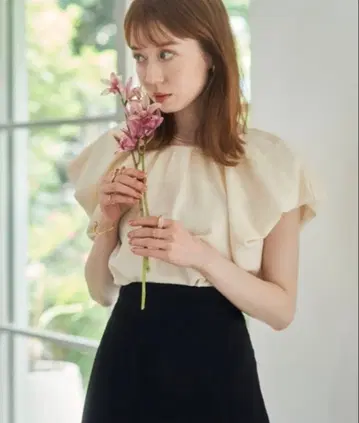 hinari 벌룬 실루엣 블라우스