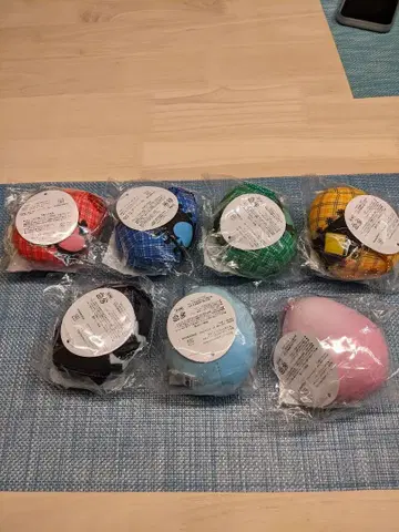 수호캐릭터! 복권 메이트 복권 E상 알 마스코트 7종 세트