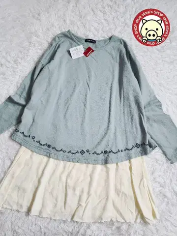 [ 새상품 ] 드럭 스토어즈 도킹 상의 원피스