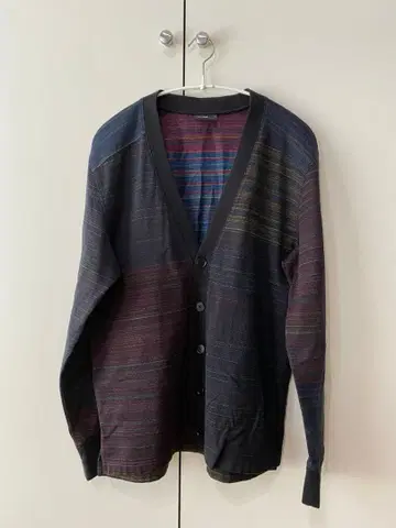 Paul Smith M 가디건 다크톤 스트라이프