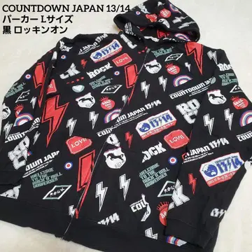 COUNTDOWN JAPAN 13/14 후드티 L 사이즈 블랙 로킹온