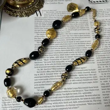 이탈리아제 베네치아 유리 목걸이 835