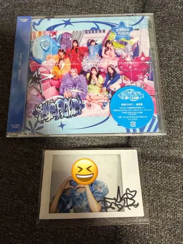 후쿠야마 리노 친필 사인 폴라로이드 CANDY TUNE CD 앨범 포함