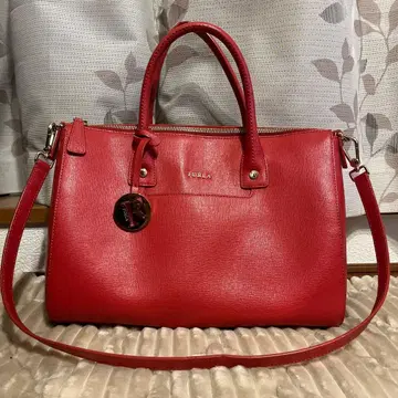 FURLA 레드 핸드백