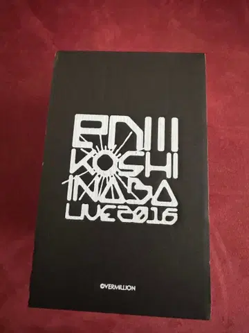 이나바 코시 enIII 세트 2016년 라이브 굿즈