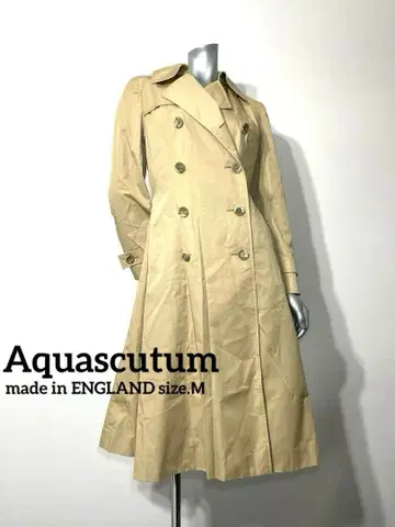 Aquascutum 잉글랜드제 여성용 트렌치코트