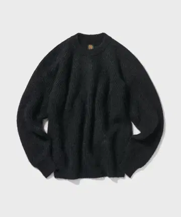 BATONER 모헤어 크루넥 니트