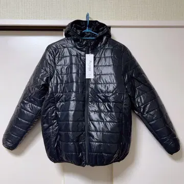 새상품 후드 다운 자켓 블랙 후드티 라이트 다운 경량