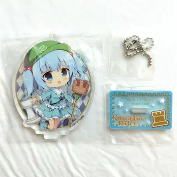 동방Project 카와시로 니토리 아크릴 스탓츄 아크릴 스탠드 키링