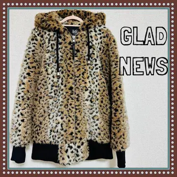 gladnews 레오파드 무늬 아우터 레오파드 y2k 글래드뉴스 헤이세이