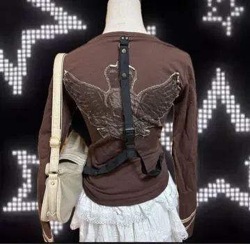 y2k 서스펜더 롱T SISTEMATIC