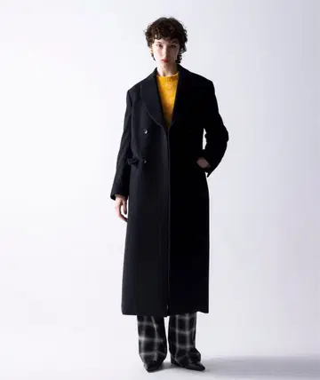 체스터 코트 블랙 38