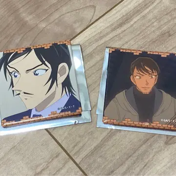 명탐정 코난 모로후시 형제 메모리얼 캔뱃지 2개 세트