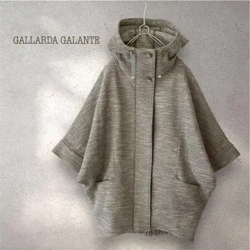 GALLARDA GALANTE 트위드 후디드 자켓 7부 소매