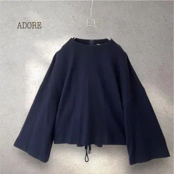 ADORE 울 스무스 빅 슬리브 풀오버