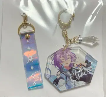 앙스타 9주년 꽃무리 겨울눈 움츠림 프래그먼트 키링