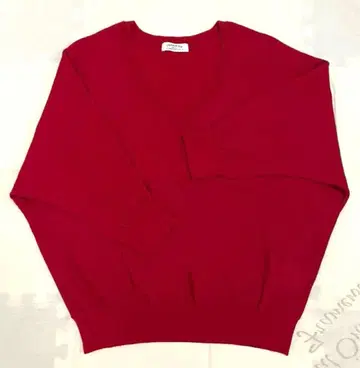 FRAMeWORK 돌먼 슬리브 니트 (빨간색)