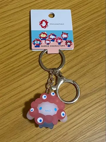 EXPO2025 산리오 미야쿠미야쿠 클리어 키링 시나몬 롤