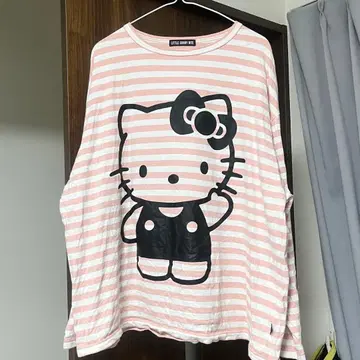HELLO KITTY x little sunny bite 롱 T PINK