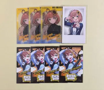 니지산지 혼마 해바라기 폴라로이드 클리어 카드