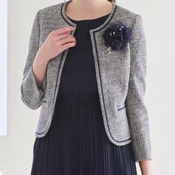 새상품 애니시스 미니 라이트 보더 자켓