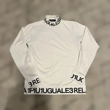1PIU1UGUALE3 RELAX 긴팔 모크넥 셔츠 M 화이트