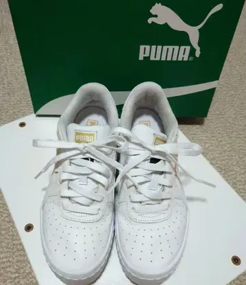 PUMA 칼리 웨지 스니커즈 통굽 화이트 박스 있음