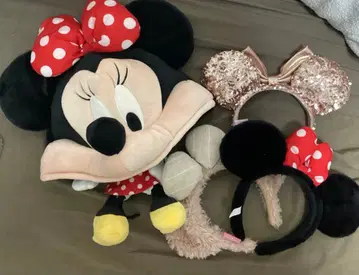 디즈니 머리띠 팬캡 4점 묶음 판매