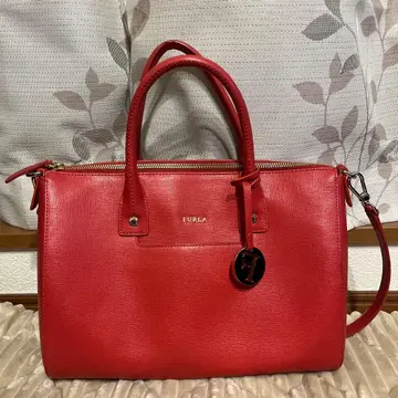 FURLA 레드 핸드백
