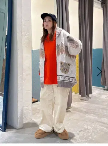 니코앤드 애니멀 코위찬 가디건 티란다 메이크 스태프