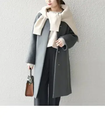 컨디션 최상 ships 쉽스 그레이 super1400 사이즈 36 코트