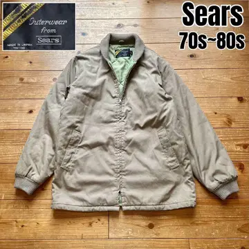 레어 호배색 70s~80s Sears 퀼팅 파라오 자켓