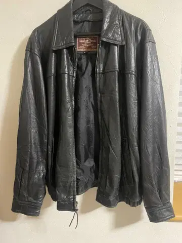 블랙 천연 가죽 자켓 (양가죽)