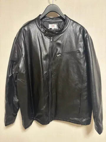 화조풍월 페이크 가죽 자켓 3XL