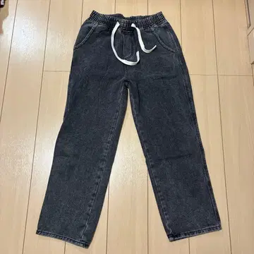 블랙 와이드 팬츠 S 사이즈