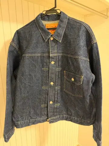 orSlow TYPE1 PLEATED FRONT DENIM BLOUSE