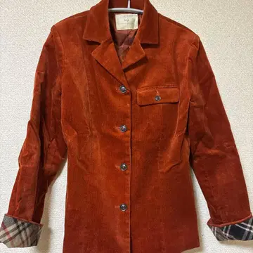 M.A. 코듀로이 테일러드 자켓 오렌지