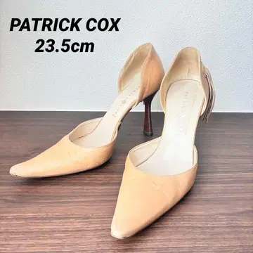 PATRICK COX 사이드 프린지 하이힐 베이지 23.5cm