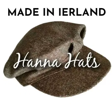 Hanna Hats 한나햇츠 트위드 헌팅 캡 브라운 L