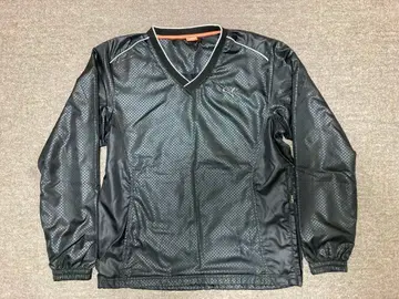 푸마 골프 블랙 V넥 자켓