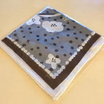 grin 코튼 실크 미니 DOTflower 반다나