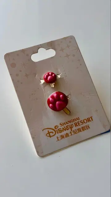 상하이 디즈니 리조트 귀걸이 세트