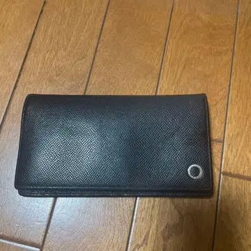 불가리 장지갑 비제로원 가죽 블랙