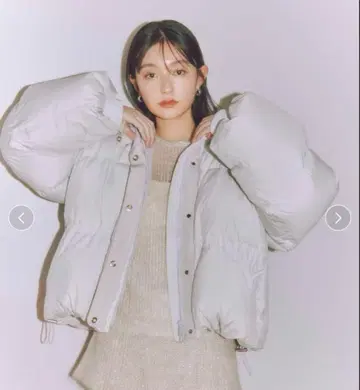 [ 미사용 새상품 ] FRAY I.D 후드 드로스트 숏 다운 코트